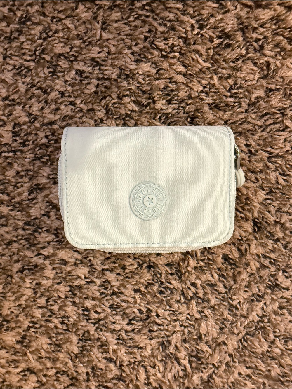 Kipling baby blue wallet card case new